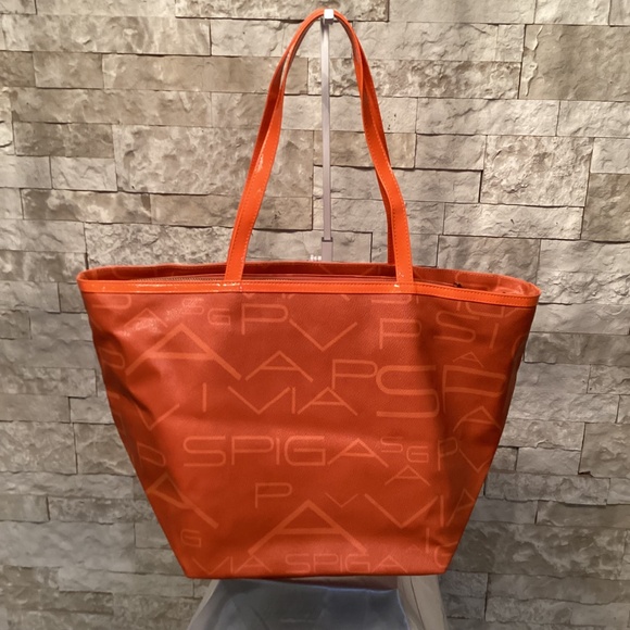 Via Spiga Sport Signature Coated Fabric Tote Bag - Picture 3 of 16